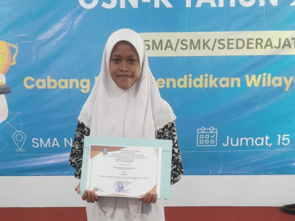 Siswa SMAN 1 Sidayu Raih Peringkat 1 OSN Tingkat Kabupaten Gresik 2025 Siswa SMAN 1 Sidayu Raih Peringkat 1 OSN Tingkat Kabupaten Gresik 2025