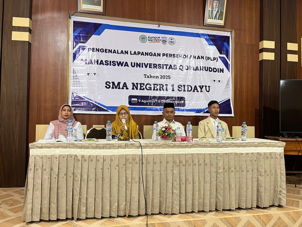 SMAN 1 Sidayu Sambut Mahasiswa PLP Universitas Qomaruddin untuk Program Pengenalan Lapangan Persekolahan SMAN 1 Sidayu Sambut Mahasiswa PLP Universitas Qomaruddin untuk Program Pengenalan Lapangan Persekolahan